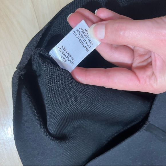 Fashion Nova Womens Black Body-con Feather Trim Above Knee Dress Size 1XL - Picture 5 of 8